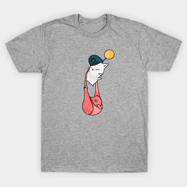 Mail Moogle Watercolor T-Shirt by FrontPaigeTees